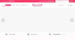 Desktop Screenshot of karabooribbons.com
