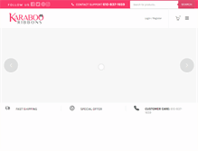 Tablet Screenshot of karabooribbons.com
